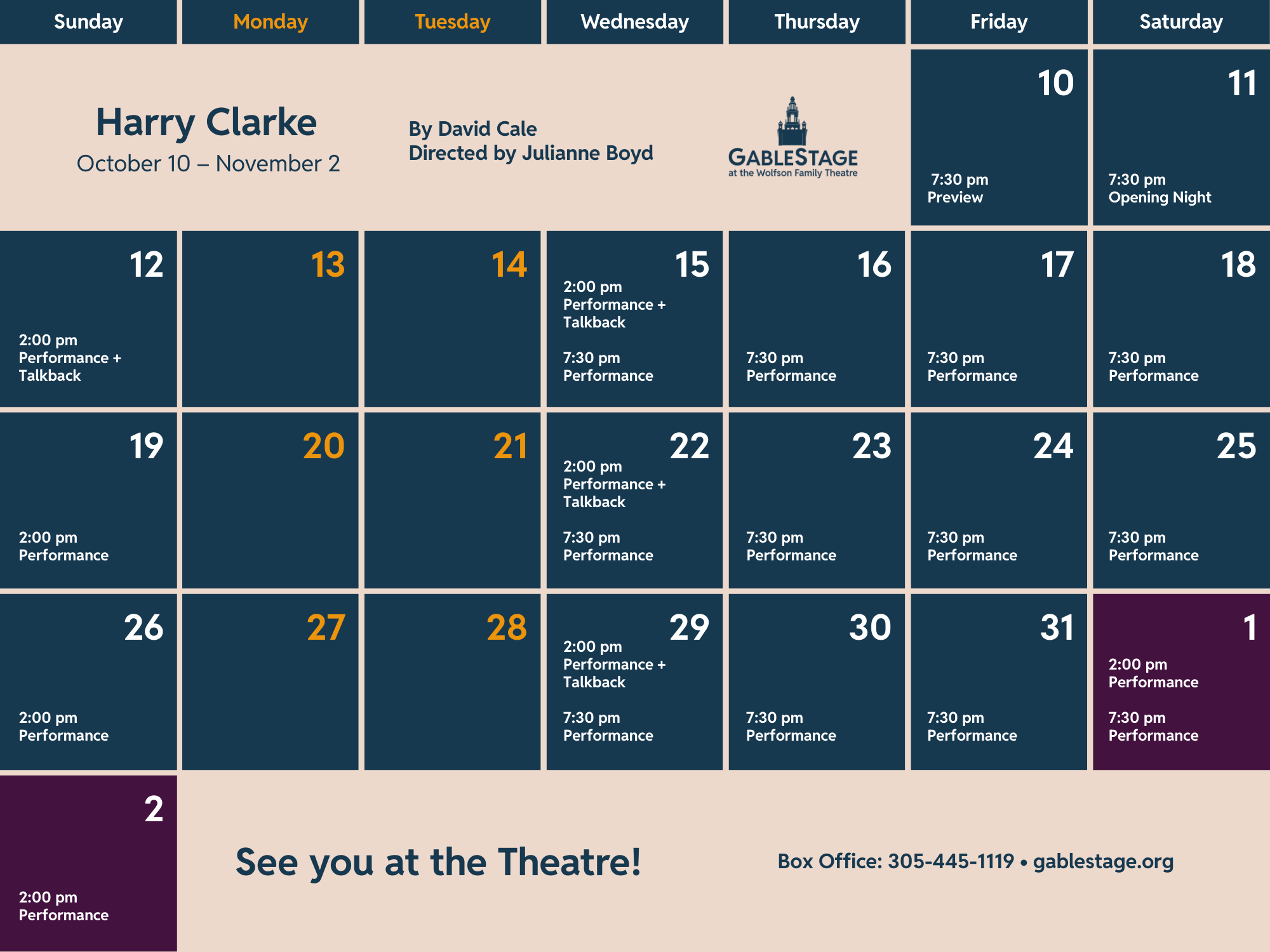 Harry Clarke Gablestage Calendar (1)