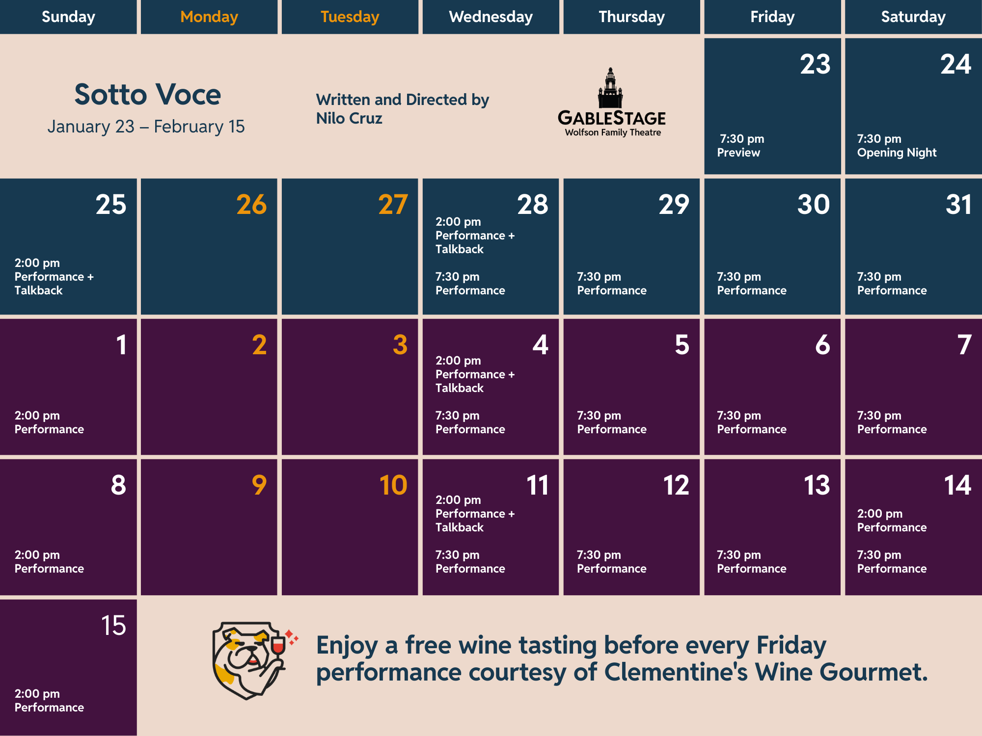 Sotto Voce Gablestage Calendar (1)