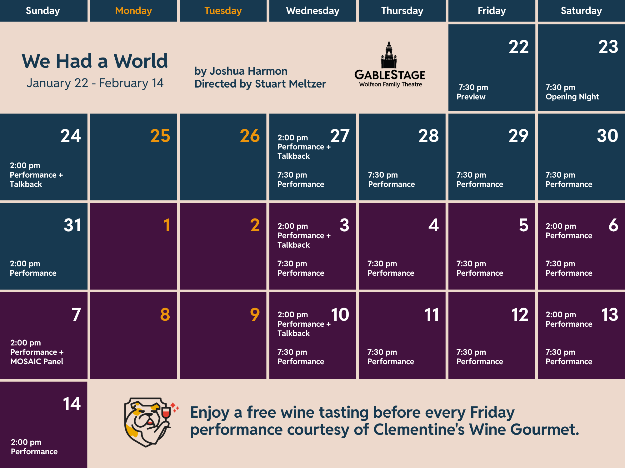 Whaw Production Run Calendar (2000 X 2000 Px)