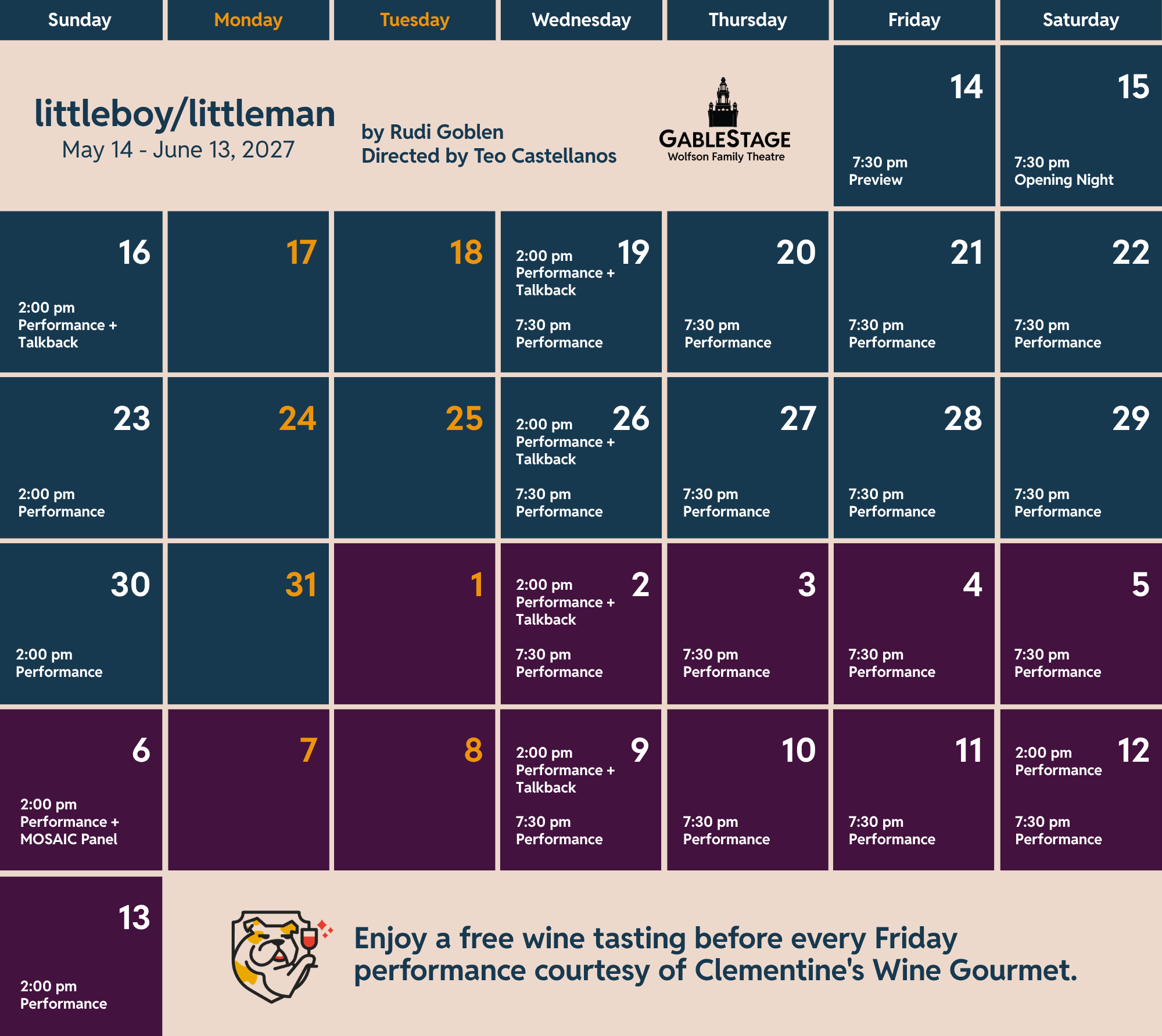 Littleboy:littleman Production Run Calendar (2000 X 2000 Px)